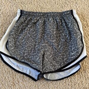 Nike Women's Athletic Shorts in Black and White